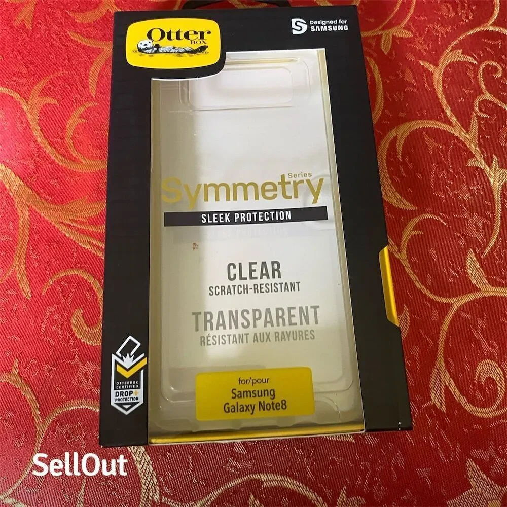 OtterBox Symmetry Clear Case for Samsung Galaxy Note8 Scratch-Resistant